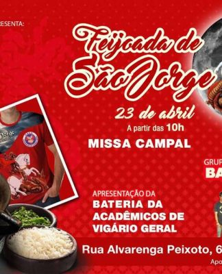 Feijoada de São Jorge na GRES Acadêmicos de Vigário Geral (RJ)