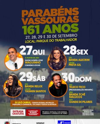 Aniversário de 161 anos de Vassouras