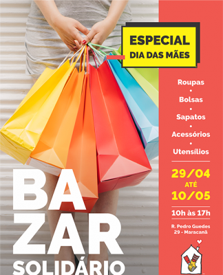 Casa Ronald McDonald-RJ promove bazar solidário especial Dia das Mães