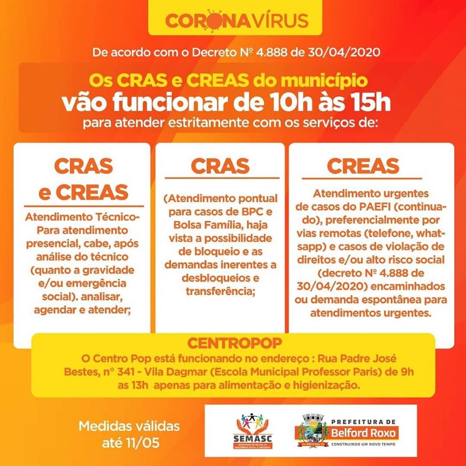 Funcionamento dos CRAS e CREAS do município de Belford Roxo Caminhos do Rio
