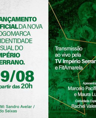 GRES Império Serrano realiza live para apresentar nova logomarca e identidade visual
