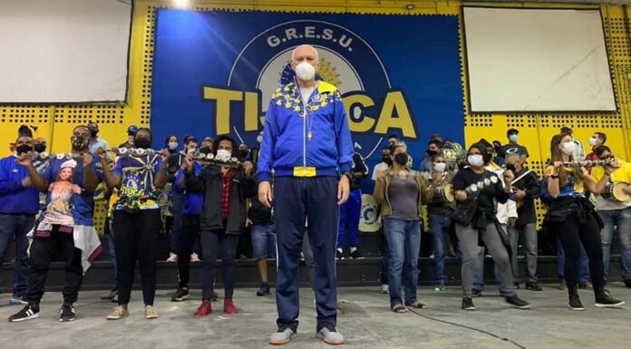 GRES Unidos da Tijuca reabre oficina de percussão e retoma ensaios da bateria Pura Cadência