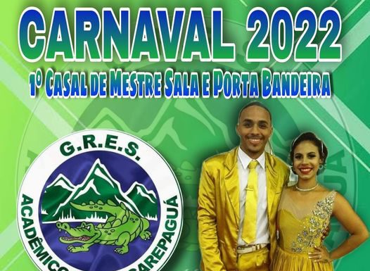 Carnaval 2022 – GRES Acadêmicos de Jacarepaguá tem novo casal de mestre-sala e porta-bandeira