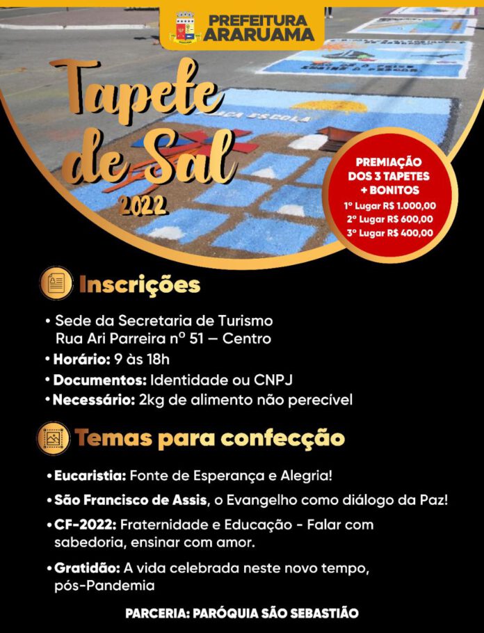 Tapete de sal Araruama