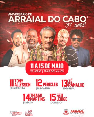Arraial do Cabo – Shows do aniversário de 37 anos de emancipação