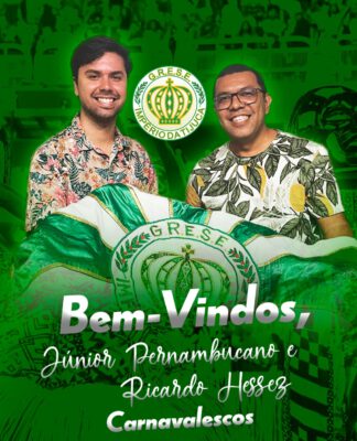 Júnior Pernambucano e Ricardo Hessez são os novos carnavalescos do Império da Tijuca