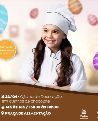 Pátio Alcântara realiza oficina infantil gratuita no sábado em São Gonçalo