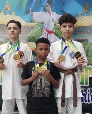 Alunos da Vila Olímpica de Bangu conquistam seis medalhas no Brasileirão de Karate Esportivo