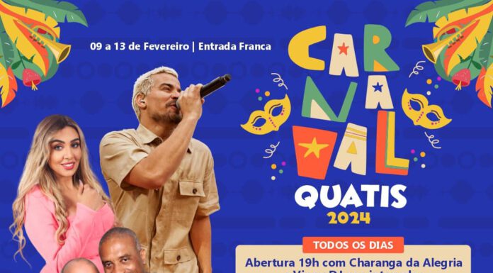 Programação do Carnaval 2024 de Quatis