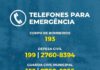 Previsão chuvas intensas – Telefones de emergência de Rio das Ostras