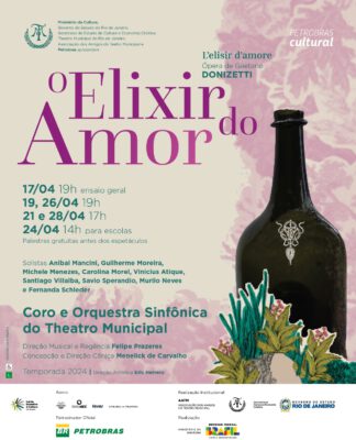 A ópera O Elixir do Amor estreia a temporada lírica do Theatro Municipal do Rio de Janeiro