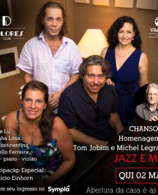 Conexão Brasil-França: “Chansong – A música de Tom Jobim & Michel Legrand” no Rio de Janeiro