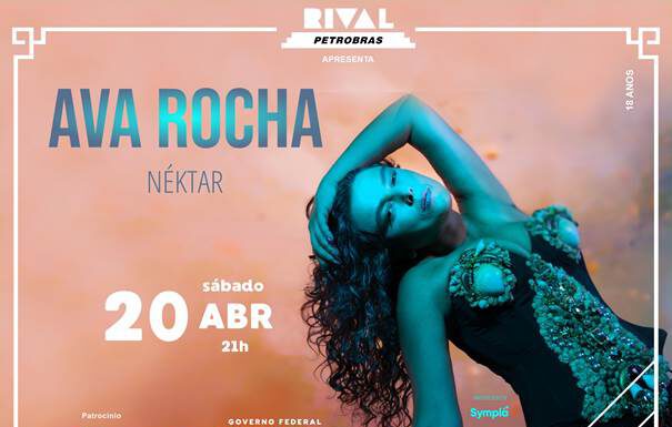 Teatro Rival apresenta show “Néktar”, com Ava Rocha