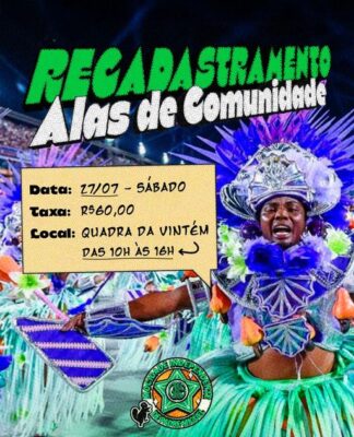 GRES Mocidade Independente de Padre Miguel – Recadastramento da Ala de Comunidade