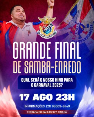 GRES União da Ilha do Governador realiza final de samba-enredo para o Carnaval 2025