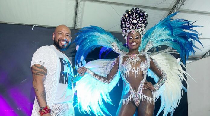 Daniel Zarmanno assina fantasia de Thuane Werneck, rainha do carnaval carioca 2025