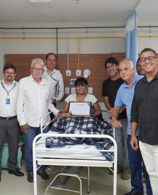 Nova enfermaria do Hospital Escola de Valença recebe primeira paciente