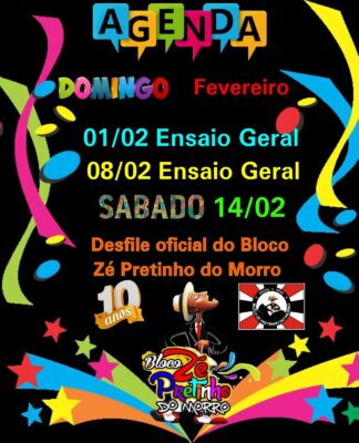 Bloco Zé Pretinho do Morro comemora 10 anos com ensaios e desfile oficial no Carnavalença 2026 em Valença