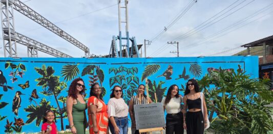 Rio Claro ganha mural inspirado na memória e na paisagem de São João Marcos